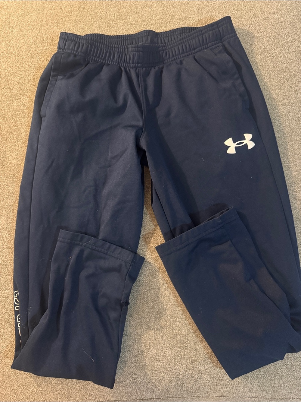 5/$15- Under Armour Kids Navy Blue Performance Joggers